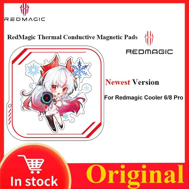 Nubia Redmagic สติกเกอร์แม่เหล็กการถ่ายเทความร้อนสําหรับ Redmagic Magnetic Cooler 6 Pro Cooler 8 Pro