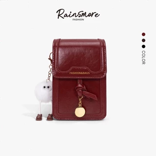 RAINSMORE-กระเป๋าสะพายข้าง วินเทจ ทันสมัย สำหรับผู้หญิง สไตล์เล็กๆหายาก แฟชั่นสบายๆ กระเป๋าสี่เหลี่ยมเล็ก มีระดับ สำหรับไปทำงาน รุ่นใหม่ล่าสุด ฤดูหนาว 2025