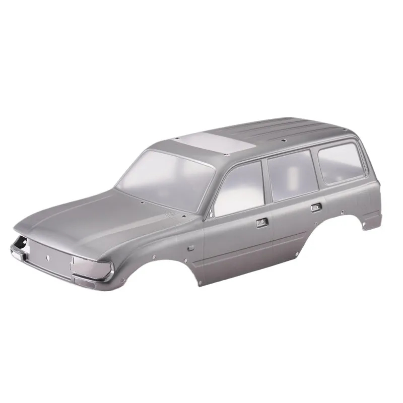 Fms FCX10 TOYOTA LC80 รถ Boby ทาสี (สีเทา), อุปกรณ์เสริม RC