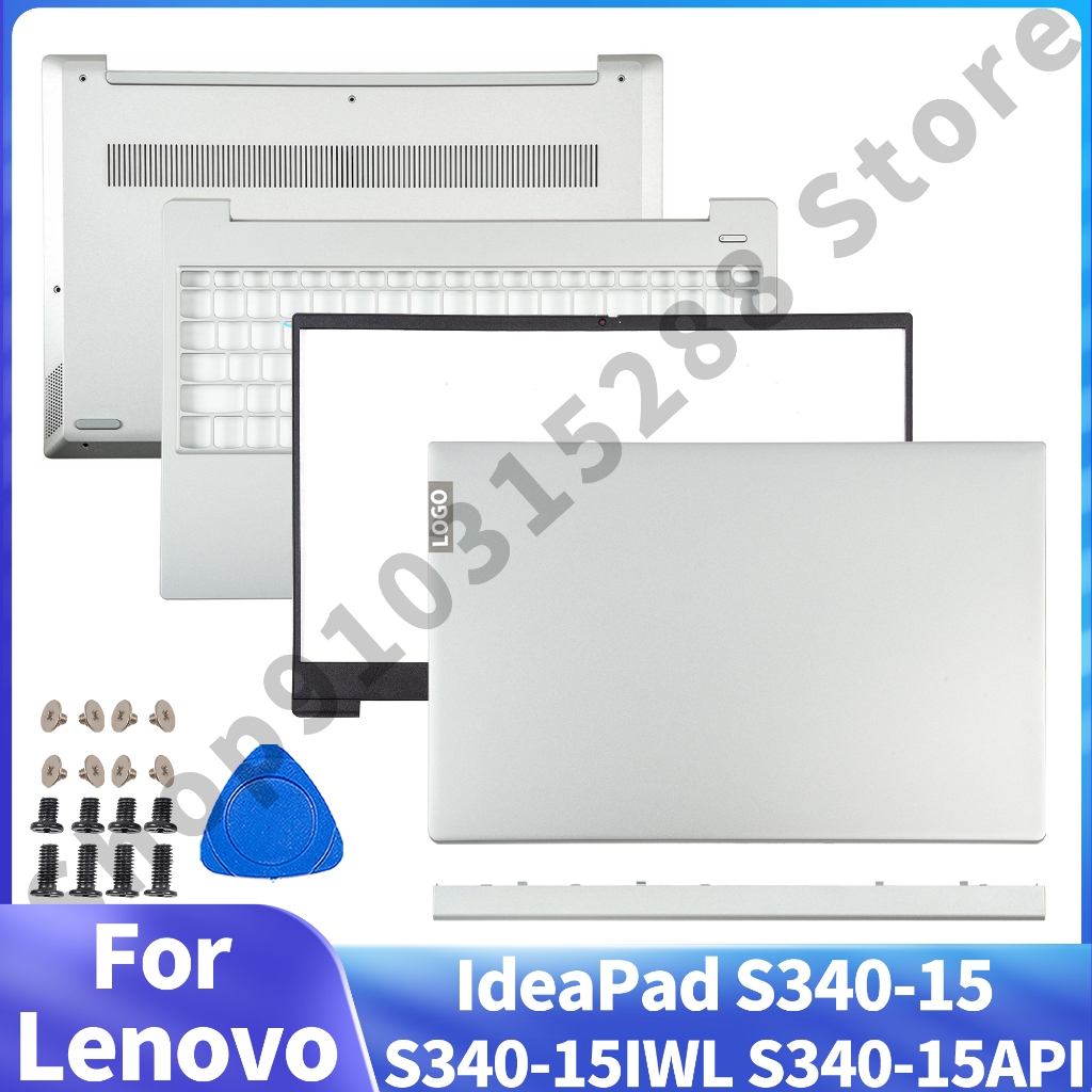สําหรับ Lenovo IdeaPad S340-15IWL S340-15API S340-15IIL S340-15 S340-15IML ปกหลังด้านบนด้านล่าง