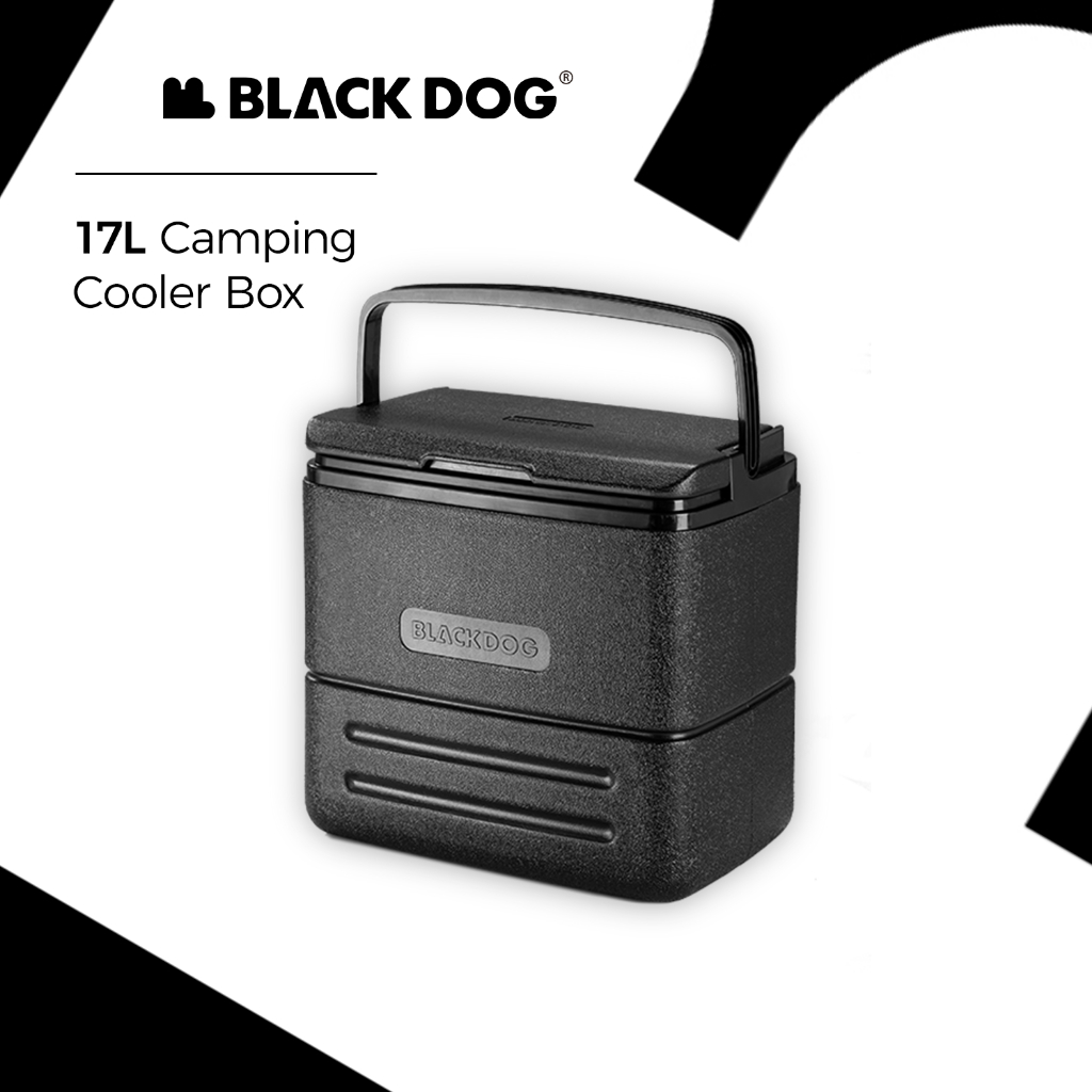 BLACKDOG กล่องน้ำแข็งแคมป์ปิ้ง 17L ความจุมาก ฉนวนกันความร้อนยาวนาน สำหรับแคมป์ปิ้ง กลางแจ้ง ปิกนิก