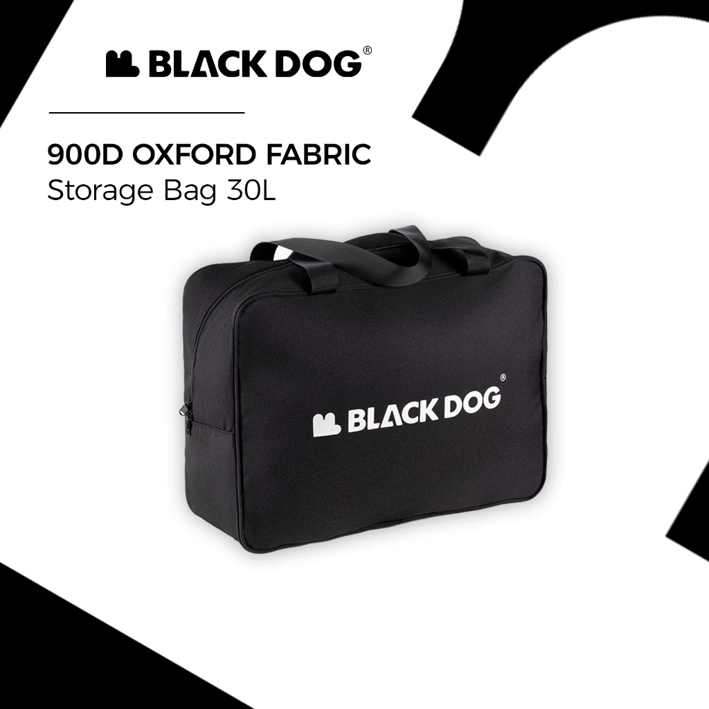 BLACKDOG กระเป๋าเก็บของแคมป์ปิ้ง 30L ความจุสูง ทนทาน กันน้ำ สำหรับเดินทาง ปิกนิก สวน