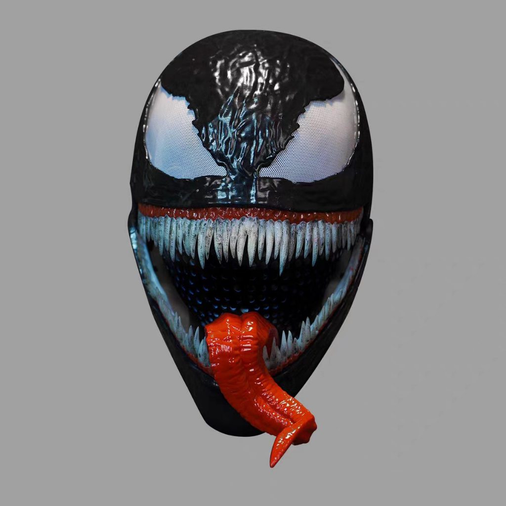 หมวกกันน็อคหน้ากาก Venom 3D วัสดุการพิมพ์ทําด้วยมือ