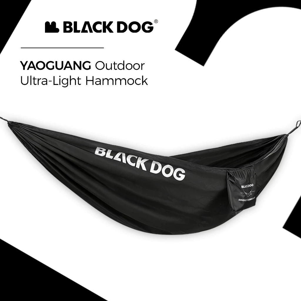 BLACKDOG เปลญวนน้ำหนักเบา Yaoguang ทนทาน กันล้ม ผ้า 70D สำหรับแคมป์ปิ้ง กลางแจ้ง