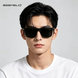 SEEMELO ผู้ชายแว่นตากันแดดแว่นตาขับรถแว่นตากีฬากลางแจ้ง ยูวี400 น้ําหนักเบาสะอาด วิสัยทัศน์ กันแดดขี่จักรยานขี่วิ่