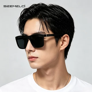 SEEMELO ผู้ชายแว่นตากันแดดแว่นตาขับรถแว่นตากีฬากลางแจ้ง ยูวี400 น้ําหนักเบาสะอาด วิสัยทัศน์ กันแดดขี่จักรยานขี่วิ่
