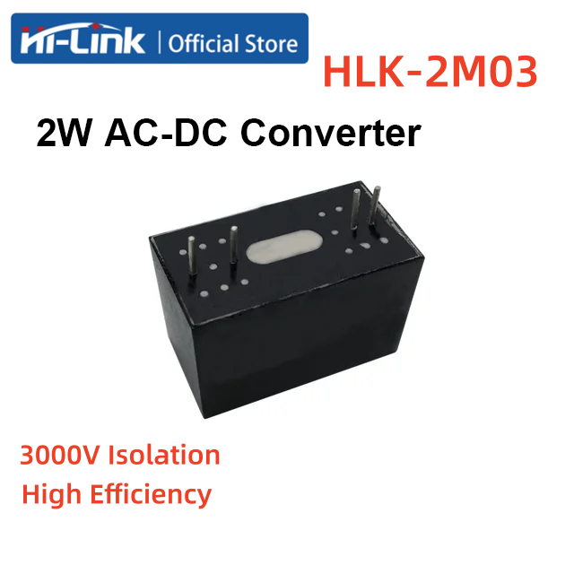 5PCS Hi-Link HLK-2M03 HLK-2M05 HLK-2M12 HLK-2M24 2W AC-DC Isolated Power Supply โมดูล 220V ถึง 5/9/1