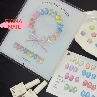 พร้อมส่ง RABIA 9 สี สีเจลแคทอาย 9 สี ✨ สีเจลแคทอายเนื้อซาติน + เจลแคทอายลูกแก้ว เซ็ตใหม่ โทนสวยละมุน แถมชาร์ทสี