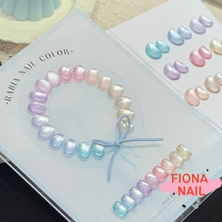 พร้อมส่ง RABIA 9 สี สีเจลแคทอาย 9 สี ✨ สีเจลแคทอายเนื้อซาติน + เจลแคทอายลูกแก้ว เซ็ตใหม่ โทนสวยละมุน แถมชาร์ทสี