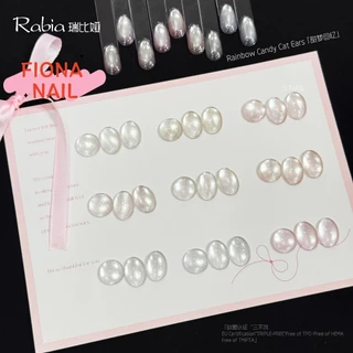 พร้อมส่ง RABIA 9 สี สีเจลแคทอาย 9 สี ✨ สีเจลแคทอายเนื้อซาติน + เจลแคทอายลูกแก้ว เซ็ตใหม่ โทนสวยละมุน แถมชาร์ทสี