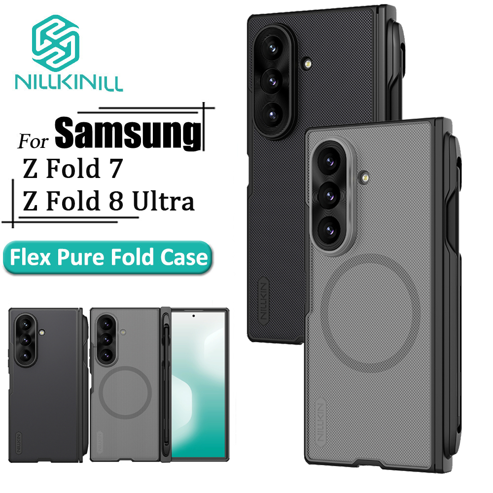 เคสแม่เหล็ก NILLKIN Samsung Galaxy Z Fold 7 / Z Fold 8 Ultra | Frosted Shield Anti-Fingerprint S Pen Holder กันกระแทก