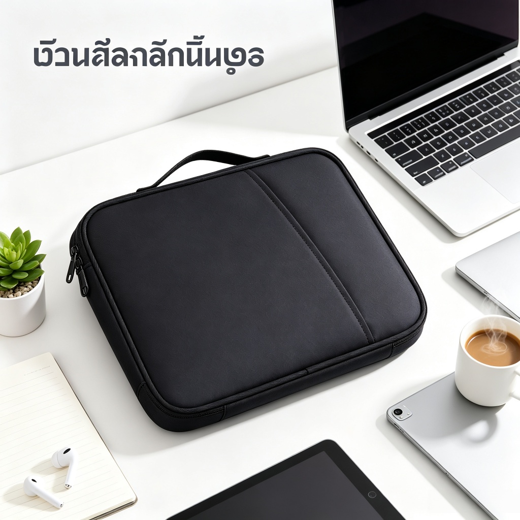กระเป๋าใส่แท็บเล็ต 9-13 นิ้ว แบบจัดเก็บอเนกประสงค์ มีช่องใส่เมาส์ คีย์บอร์ด สายชาร์จ กันกระแทก กันน้ำ ใส่ได้ทั้ง และ สะดวกพกพา
