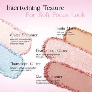 FOCALLURE พาเลตต์อายแชโดว์ เม็ดสีสูง เกลี่ยง่าย ติดทนนาน ไม่เหนียวเหนอะหนะ ชุ่มชื้น