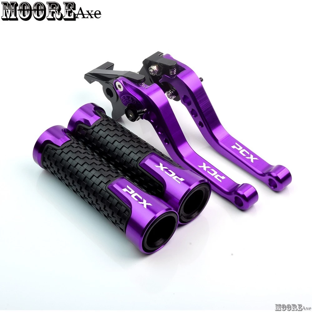 Mooreaxe สําหรับ Honda PCX125/ PCX150 PCX160 ABS CBS 2011 - 2024 2026 อุปกรณ์เสริมรถจักรยานยนต์เบรคคันโยกคลัทช์พร้อมมือจับปลายเปิด YSTZ02 T1