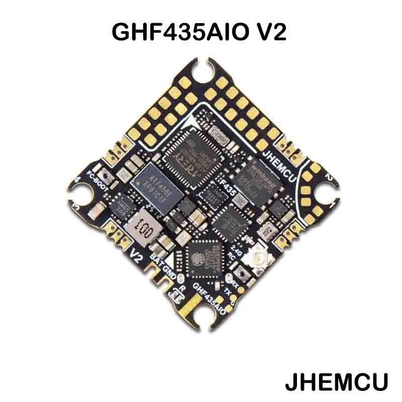 JHEMCU GHF435AIO V2 20A Crossover F435 2-4S AIO ควบคุมการบินในตัว ELRS 2.4G