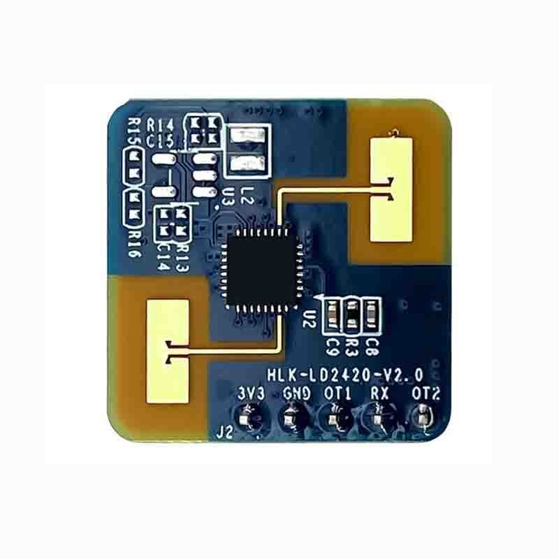 24G มิลลิเมตรคลื่นเรดาร์ LD2420 มนุษย์ Presence Sensing โมดูล Micro Motion เซ็นเซอร์อัจฉริยะ