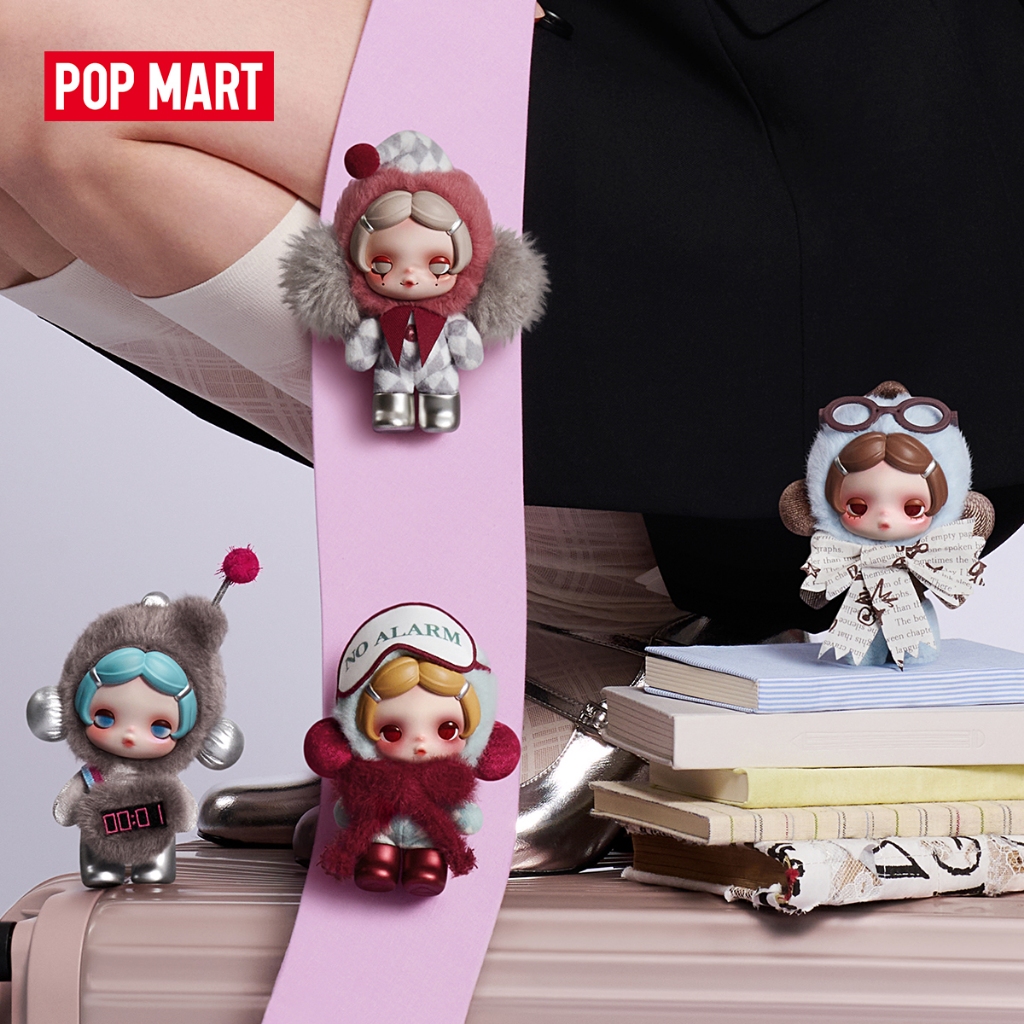 POP MART θ SKULLPANDA Off Mode Series Plush Doll Pendant（whole set）