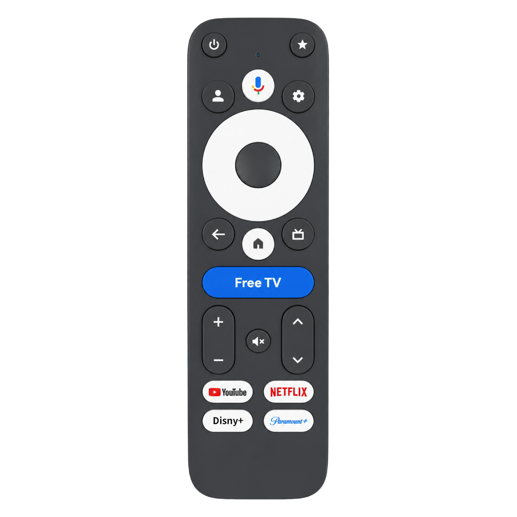 รีโมทคอนโทรลด้วยเสียงสําหรับ Onn 4K Pro อุปกรณ์สตรีมมิ่ง Google TV ใช้งานร่วมกับ ONN Google TV 4K Pr