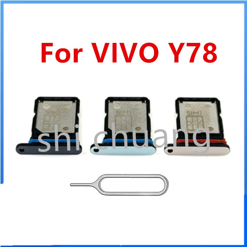 ที่วางสล็อตถาดซิมสําหรับ VIVO Y78 5G Y78+