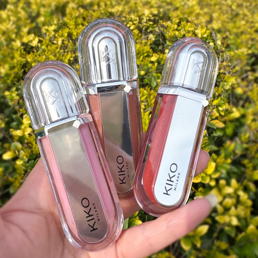 อิตาลี KIKO รุ่นอัพเกรด 3D HYDRA XTREME Mirror Lip Glaze Lip Gloss Moisturizing Enriching Lip#01#02#