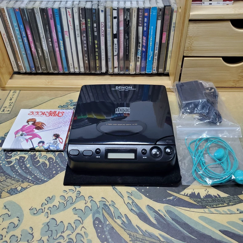 Denon DCP-30 Portable CD Player – เสียงเยี่ยม, Fast Reading VintageAudio CDPlayer Denon