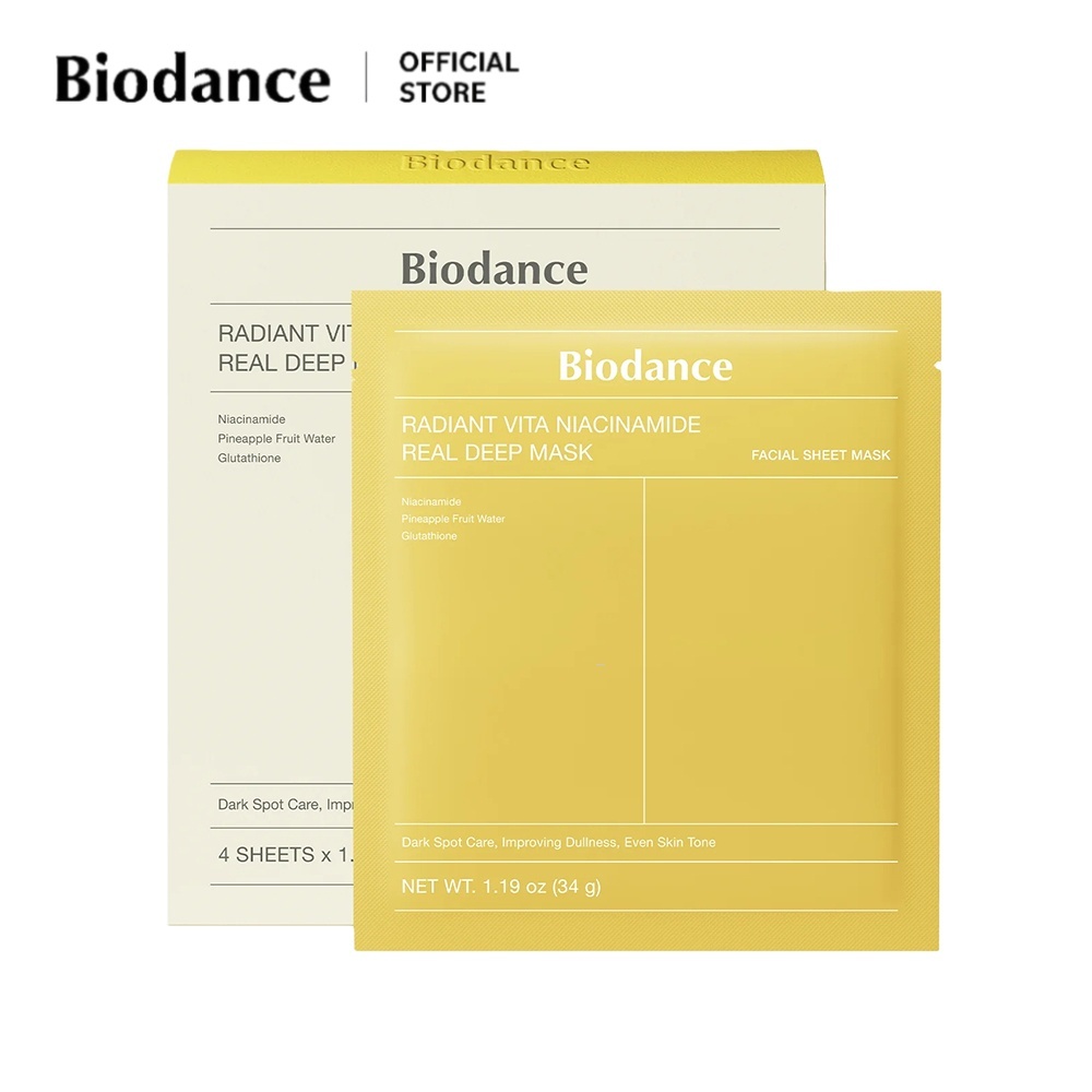 BIODANCE Radiant Vita Niacinamide Real Deep Biodance Mask