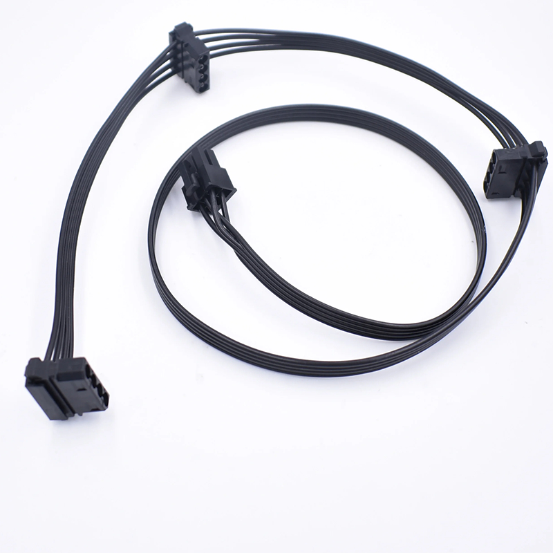 PERIPHERAL & SATA 6PIN ถึง 3*IDE Molex 4 PIN/ 3*SATA แหล่งจ่ายไฟสําหรับ Corsair RM850/HX850i/HX1000i