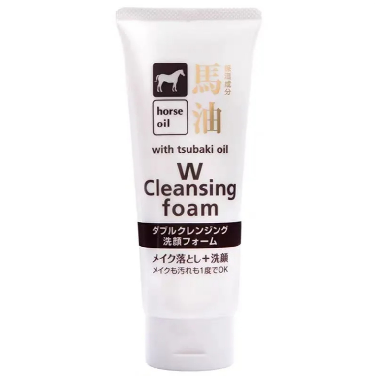 Japanese Horse Oil Facial Cleanser/ทําความสะอาดลึก/Mild Facial Cleanser/Moisturizing/Casmy Horse Oil