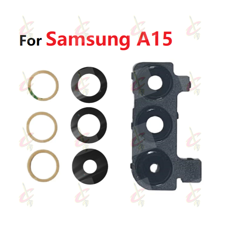 ฝาครอบเลนส์กล้องพร้อมกรอบสําหรับ Samsung Galaxy A15 5G 4G SM-A155 SM-A156