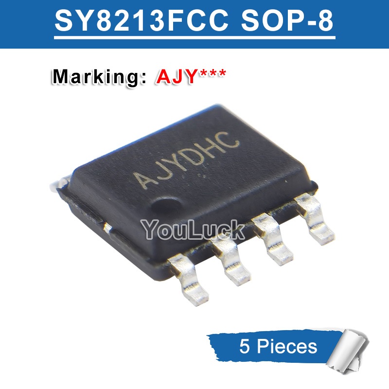 5 ชิ้น SY8213FCC SY8213 SOP-8 Maring AJY Synchronous Step Down Regulator ชิป IC ใหม่