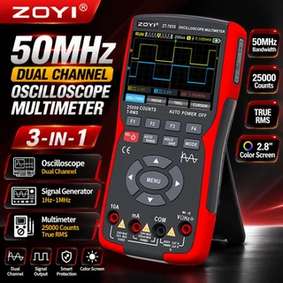 ZOYI 703S 3in1 Digital Multimeter Oscilloscope 50MHz Dual Channel 25000 Counts True RMS ออสซิลโลสโคป