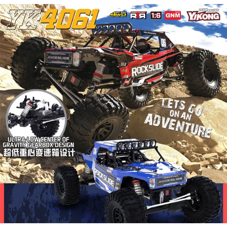YIKONG YK4061 1/6 brushless 675mm Rock Slide RC