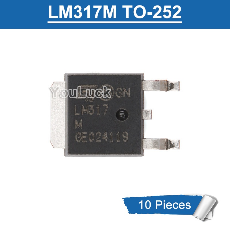 10pcs LM317M LM317 TO-252 LM317MDT 0.5A 1.2-37V แรงดันไฟฟ้าใหม่