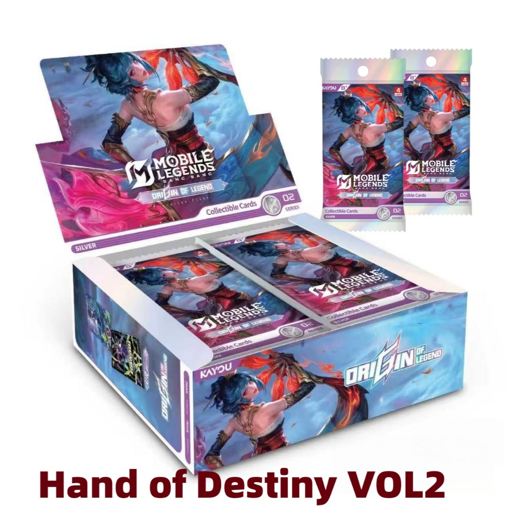 Kayou เวอร์ชันแท้ Mobile Legends: Bang Bang Collection Card One Hand of Destiny No. การ์ด 2 ใบ