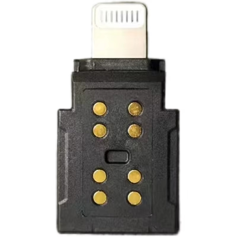 Original อะแดปเตอร์สําหรับ MIC 1 & Mic 2 เปลี่ยน MIC1 MIC2 Lightning พอร์ตอะแดปเตอร์อะไหล่ซ่อม 1PC