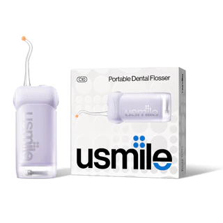 usmile C10 Water Flosser ไหมขัดฟันพลังน้ำ 4 ทำความสะอาด ถังเก็บน้ำขนาด 180 มล อายุการใช้งานแบตเตอรี่ 95 วัน ระดับการกันน้ำ IPX8 ประกอบด้วยหัวฉีด 3 อัน แบบพกพา