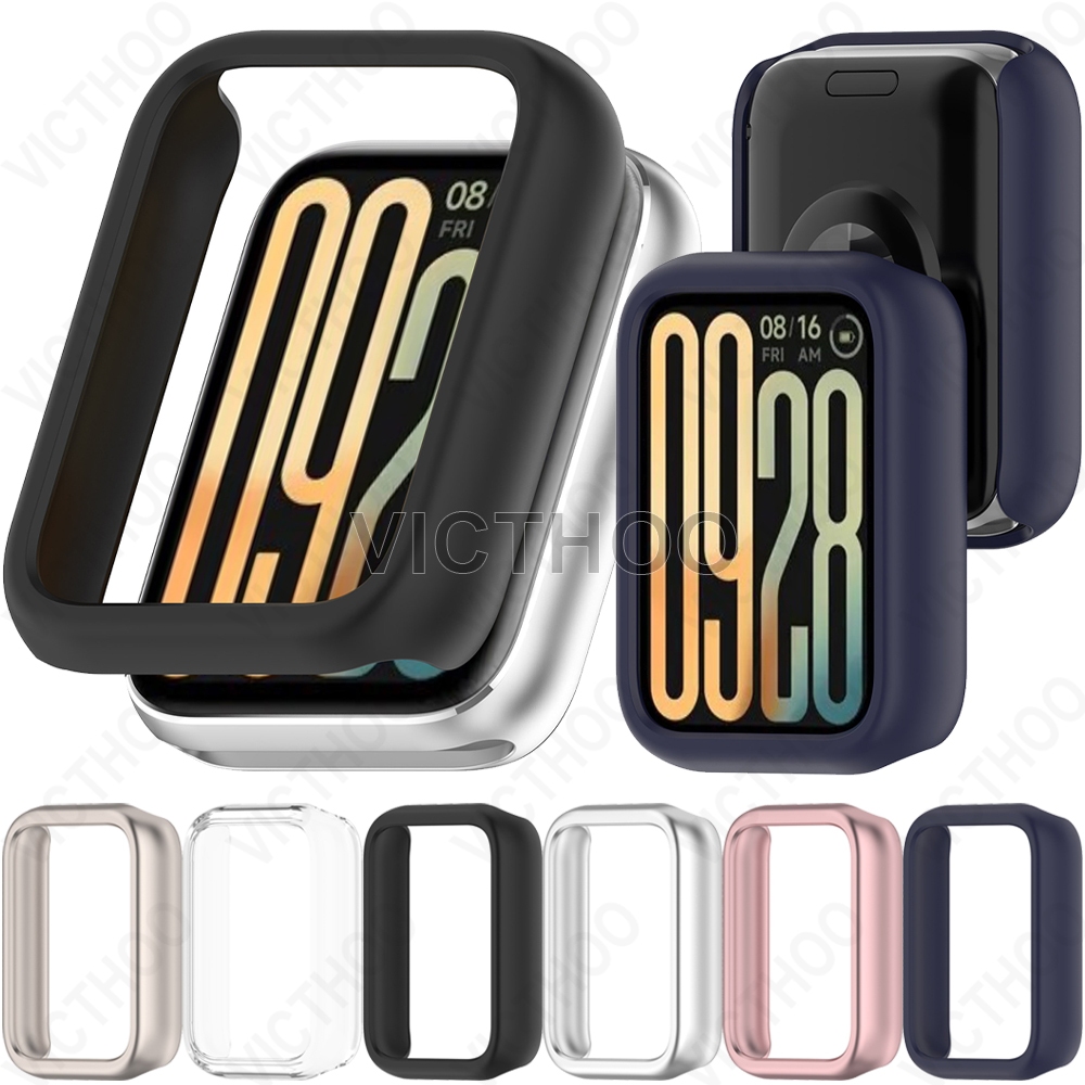 เคสพีซีแบบแข็งเคสป้องกันหน้าจอครึ่งสําหรับ Xiaomi Smart Band 10 Pro / Mi Band 10 Pro