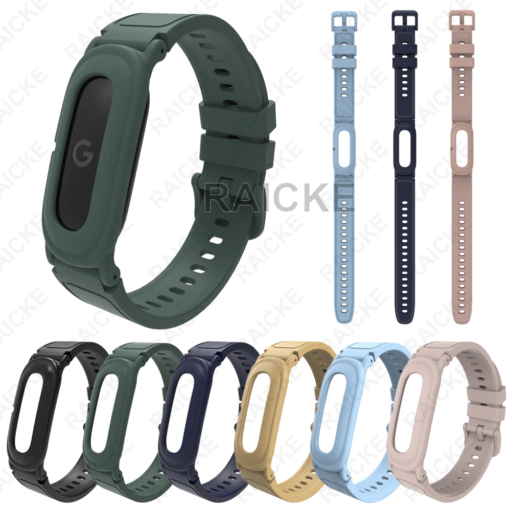สายรัดซิลิโคนเปลี่ยนสายสปอร์ตกันน้ําสําหรับ Google Fitbit Air