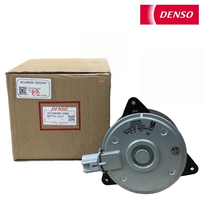 มอเตอร์ พัดลมหม้อน้ำ Denso วีออส ยาริส รุ่น1,2 ปี2002-2007 (Denso 2680) Yaris Vios Y.2007 Fan motor