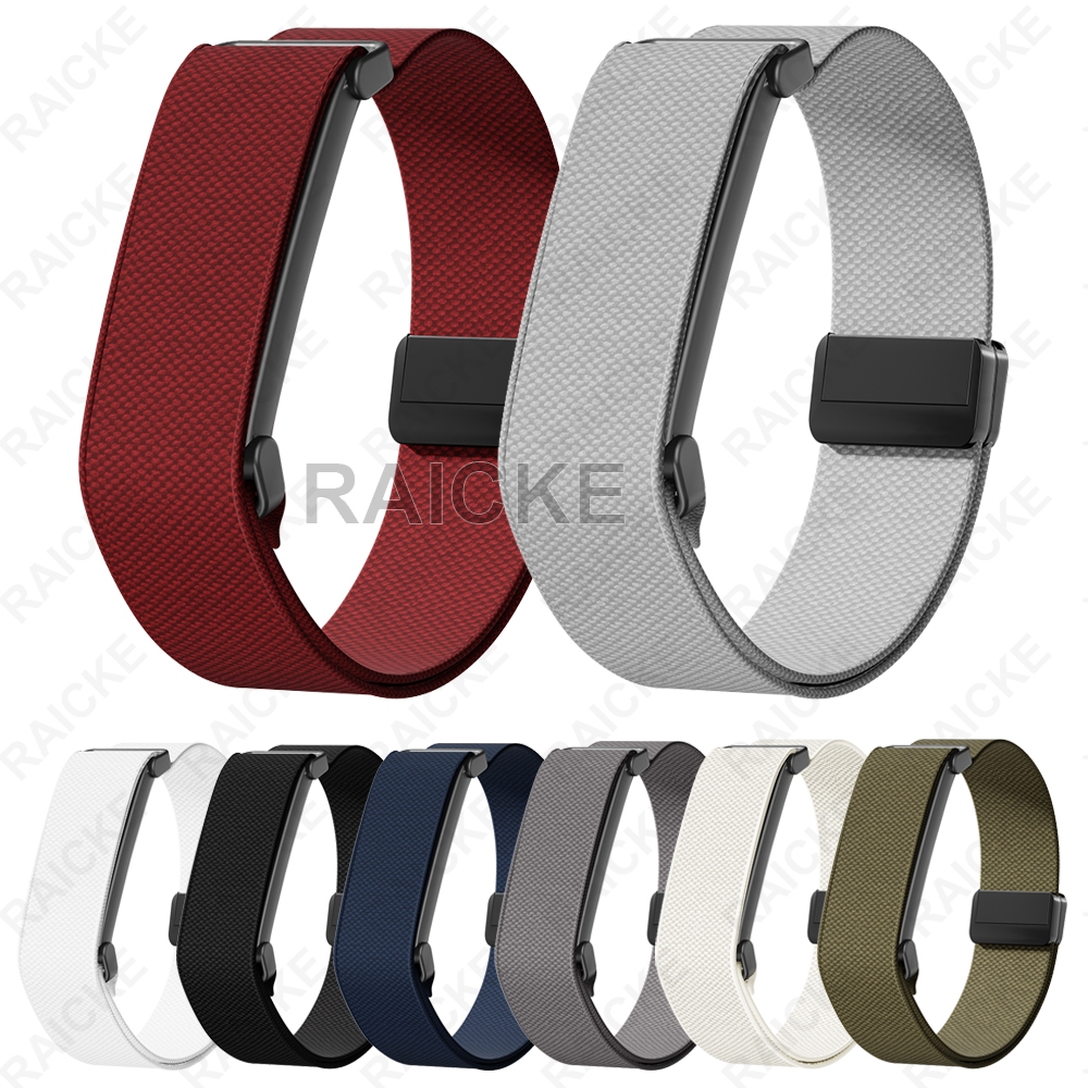 สายไนลอนแบบนุ่มเปลี่ยน Sport Band พร้อมหัวเข็มขัดแม่เหล็กสําหรับ Google Fitbit Air