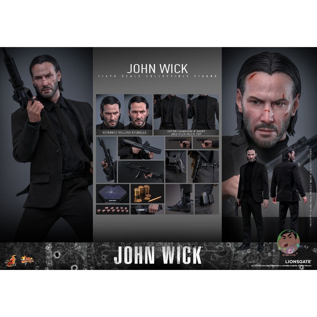 Hot Toys MMS832 John Wick 1/6th scale Collectible Figure