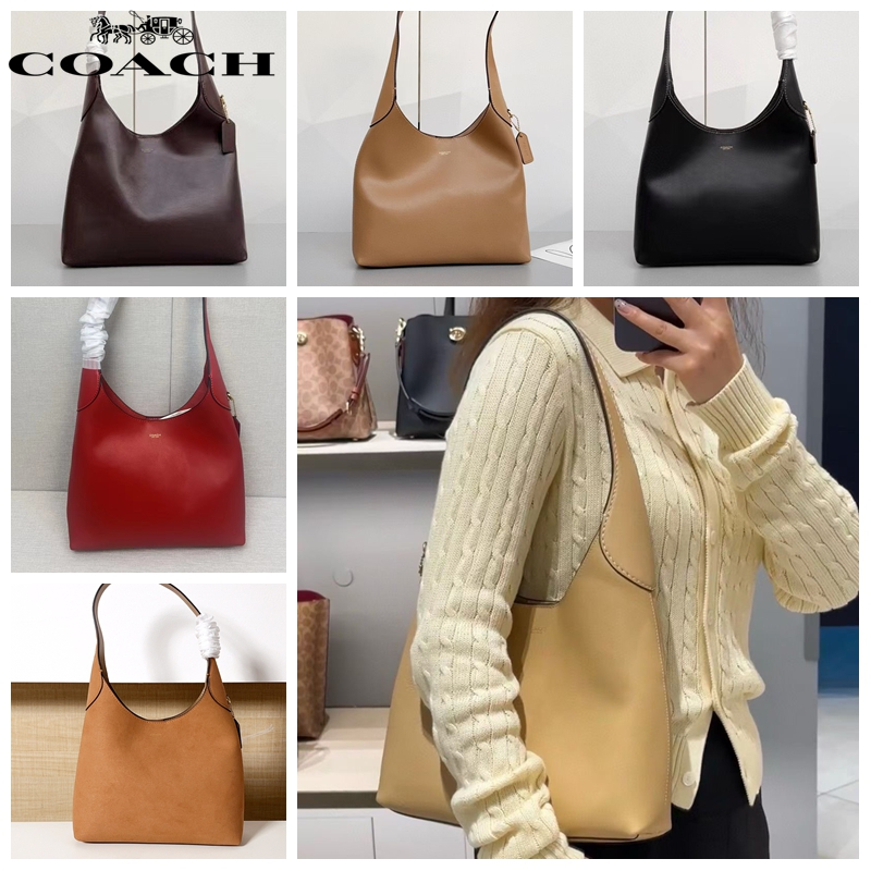 กระเป๋าสะพายไหล่สีทึบผู้หญิงใหม่ในสต็อกพร้อมใบเสร็จรับเงิน CU068