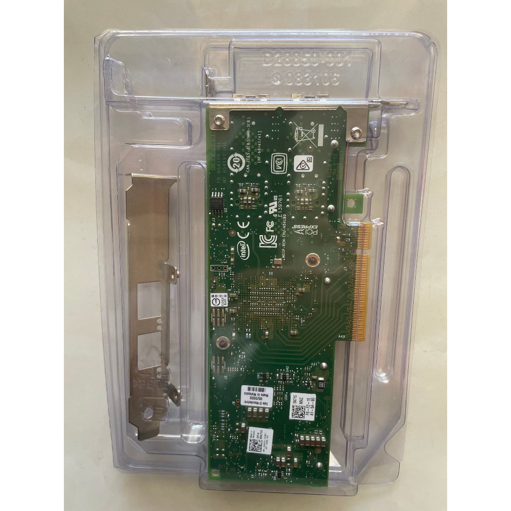 [สต๊อกพร้อม] intel X710-DA2 รุ่น DELL Dual Port 10G SFP การ์ดเครือข่ายไฟเบอร์ออปติก intelx710 ชิปเซิ