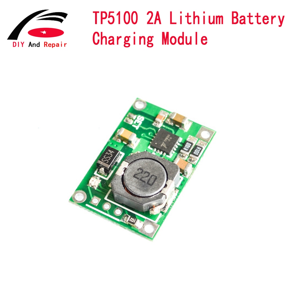 TP5100 โมดูลการชาร์จแบตเตอรี่ลิเธียม 1S/2S 4.2V 8.4V 2A บอร์ดจัดการการชาร์จ
