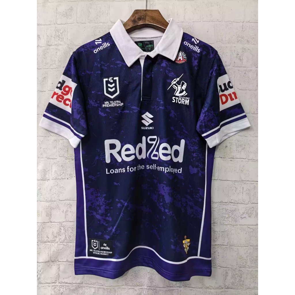 Rugby Jersey 2026 Melbourne Rugby Jersey เสื้อสเวตเตอร์แขนสั้นผู้ชาย