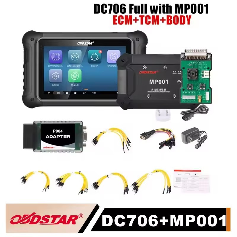 OBDSTAR DC706 ECU เครื่องมือเวอร์ชันเต็ม ECM + TCM + ร่างกายสําหรับรถยนต์และรถจักรยานยนต์ ECM/ TCM/ 