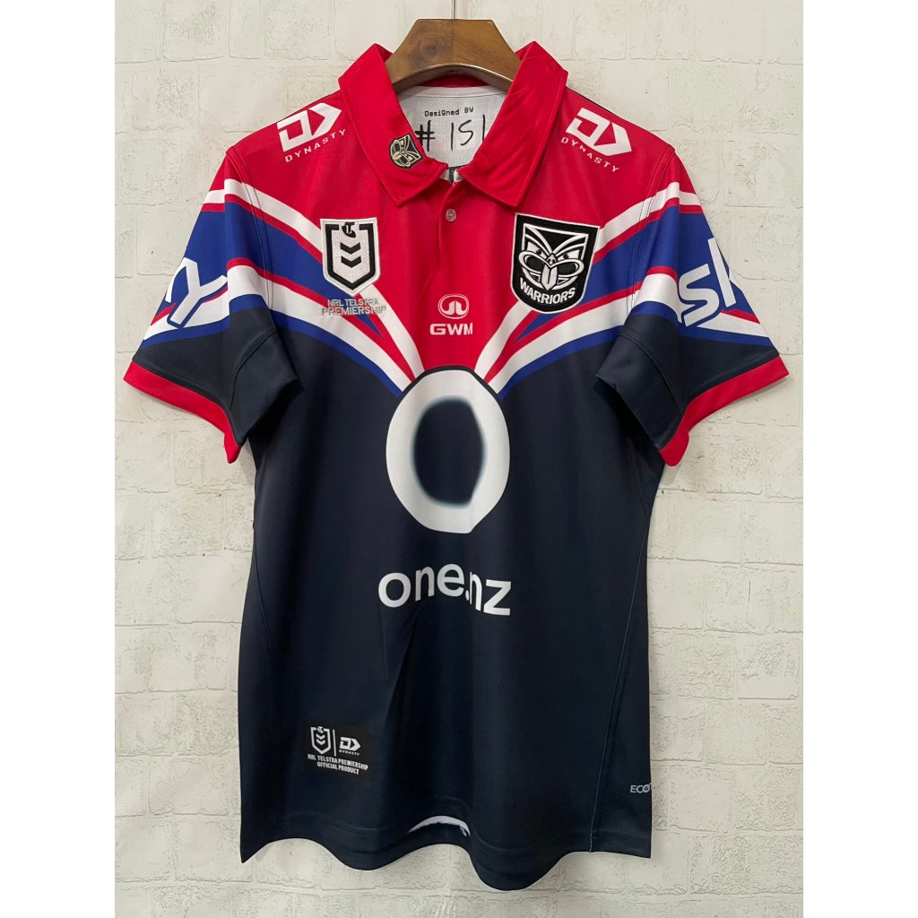 Rugby Jersey 2026 Warriors Rugby Jersey เสื้อสเวตเตอร์แขนสั้นผู้ชาย