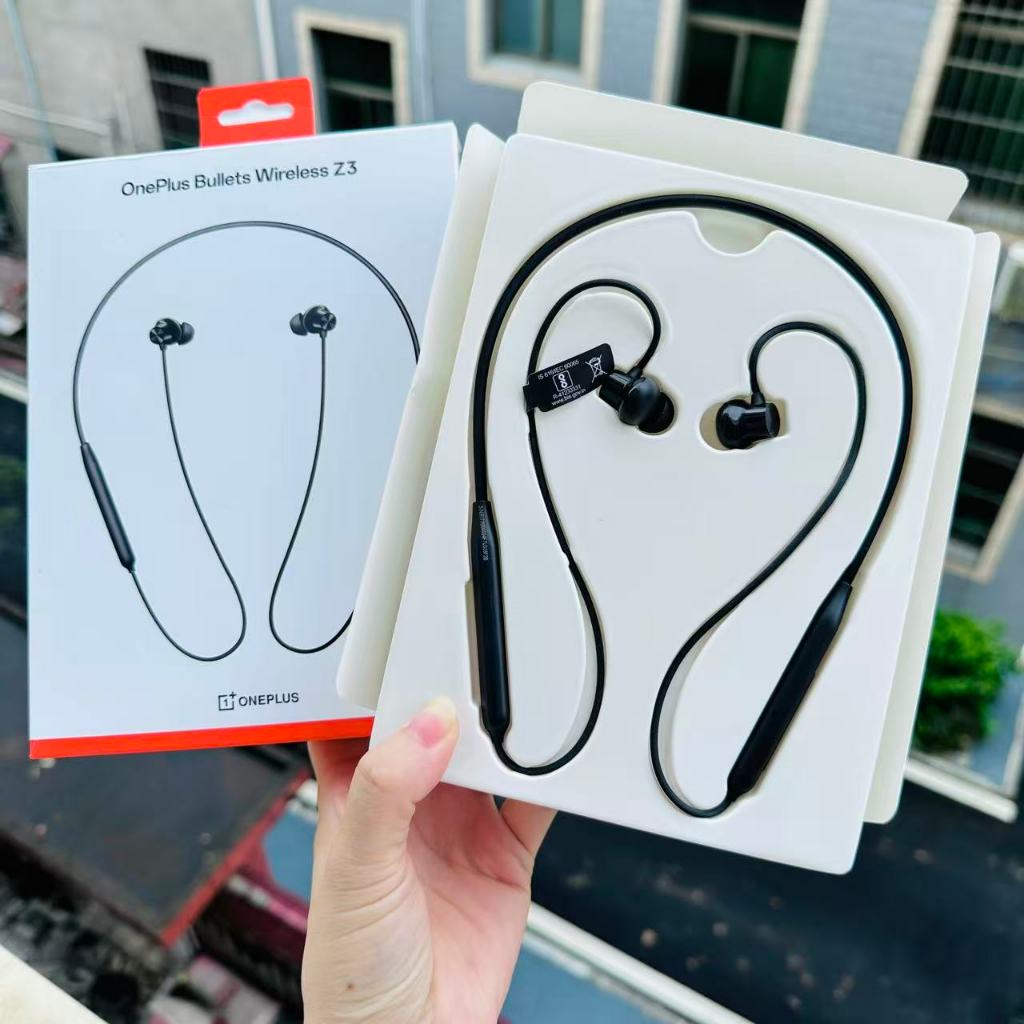 Oneplus Z3 บลูทูธ Original สายคล้องคอหูฟังไร้สายแฮนด์ฟรีหูฟังกีฬาพร้อมไมโครโฟนสําหรับ 1 + 15 14 13 1