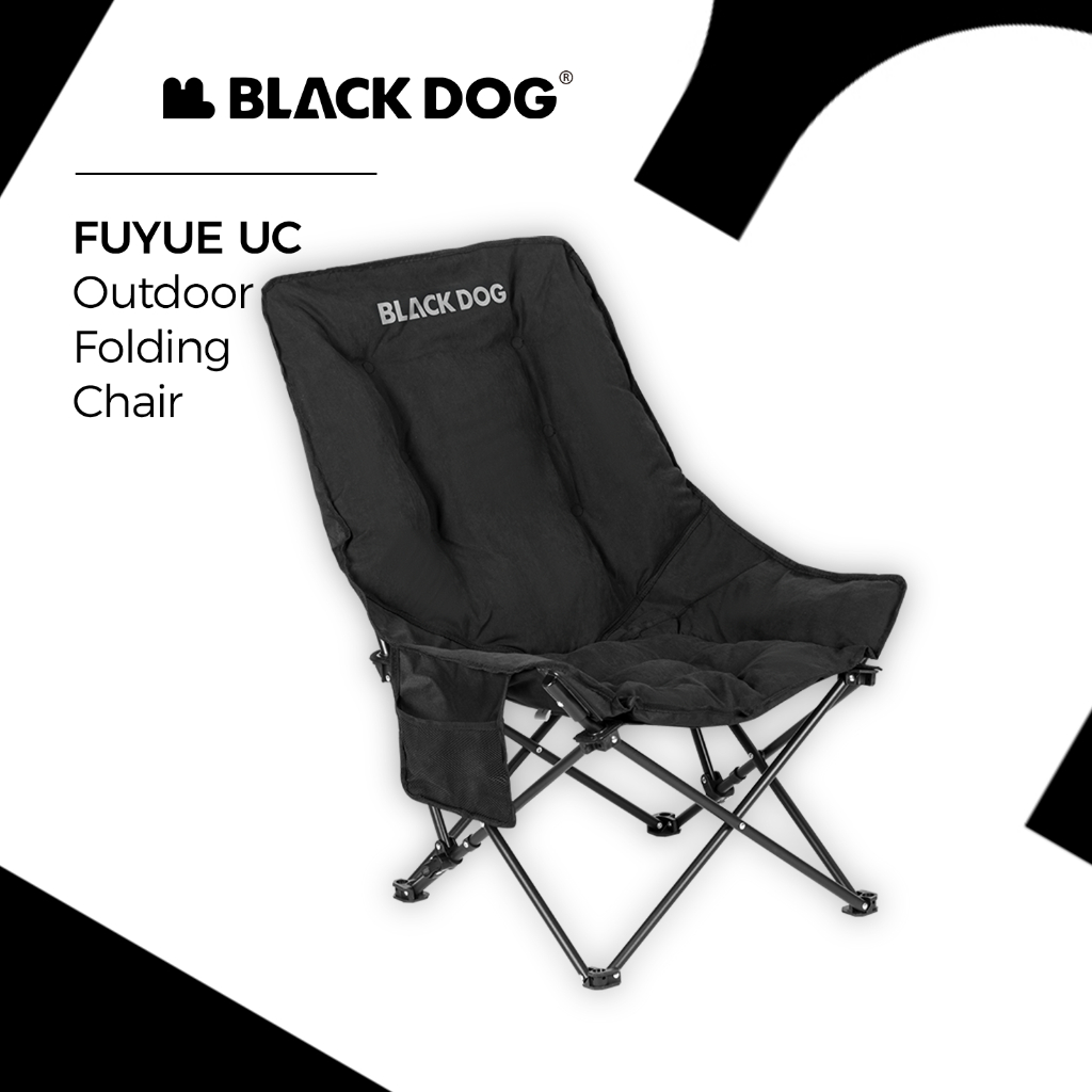 BLACKDOG เก้าอี้พับแคมป์ปิ้ง น้ำหนักเบา รับน้ำหนัก 120kg Fuyue UC สำหรับปิกนิก แคมป์ปิ้ง กลางแจ้ง