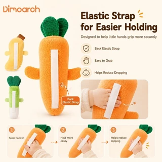 Dimoarch Cute Veggie Plush Toy Baby Hand Grip Soft Toy ของขวัญส่งเสริมการขายแบบสุ่ม